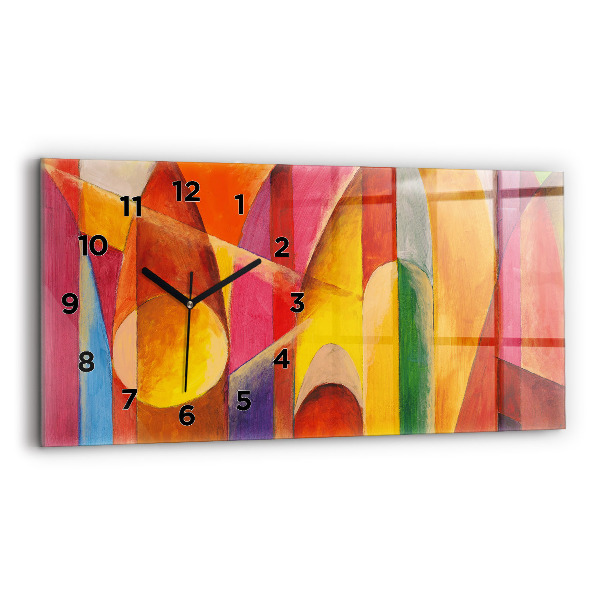 Horizontal wall clock Art Decoration Abstraction
