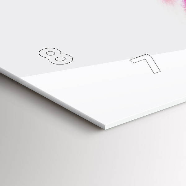 Horizontal wall clock Women in colorful dresses