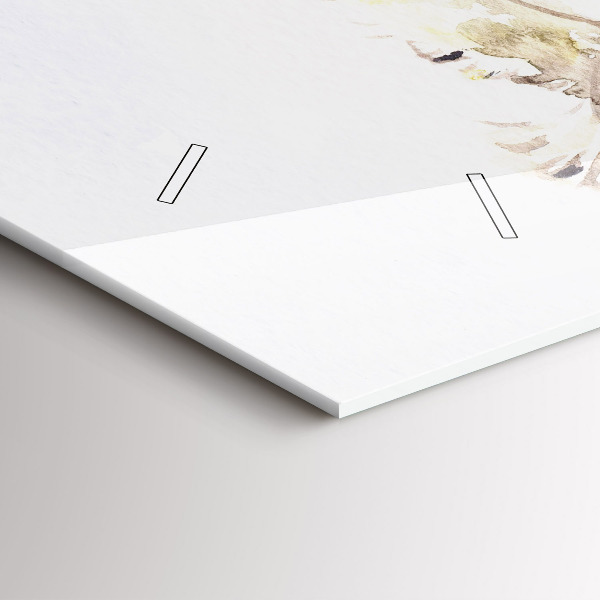 Horizontal wall clock Flying birds