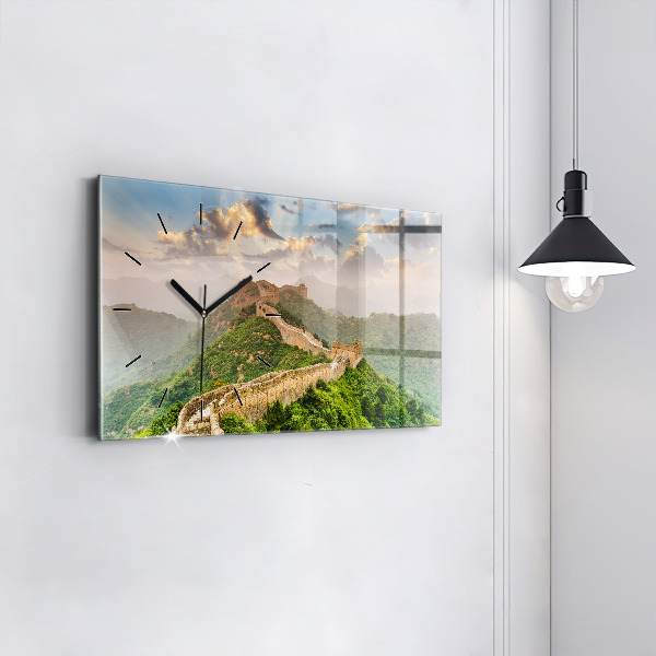 Horizontal wall clock The Great Wall of China