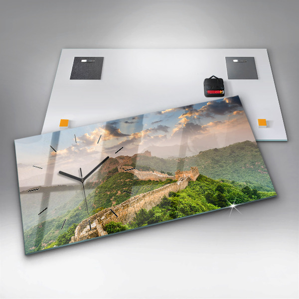 Horizontal wall clock The Great Wall of China