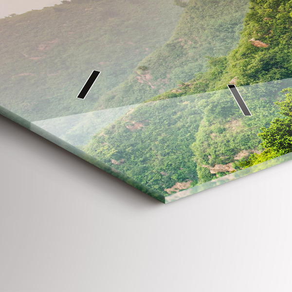 Horizontal wall clock The Great Wall of China