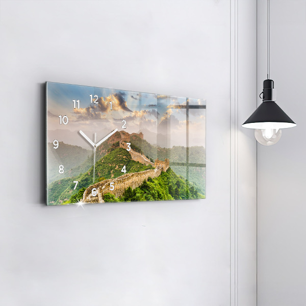 Horizontal wall clock The Great Wall of China