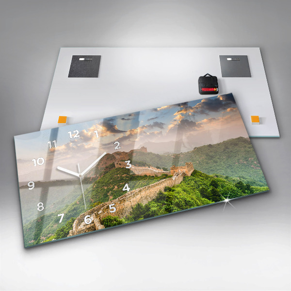 Horizontal wall clock The Great Wall of China