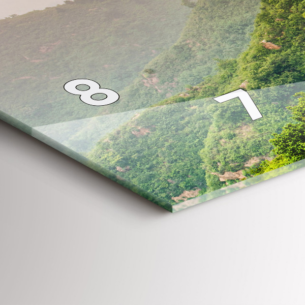 Horizontal wall clock The Great Wall of China