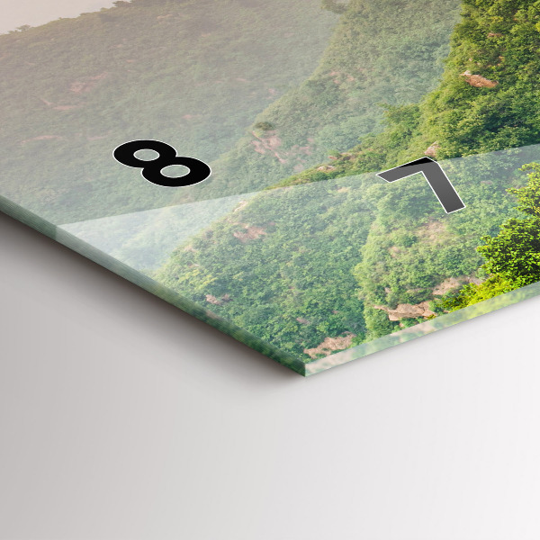 Horizontal wall clock The Great Wall of China