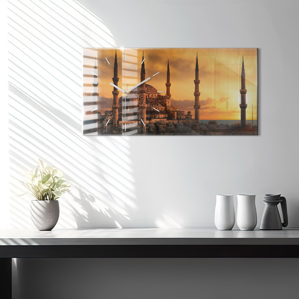 Horizontal wall clock Mosque in Istanbul