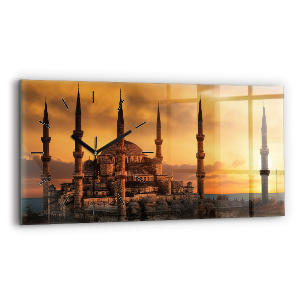 Horizontal wall clock Mosque in Istanbul