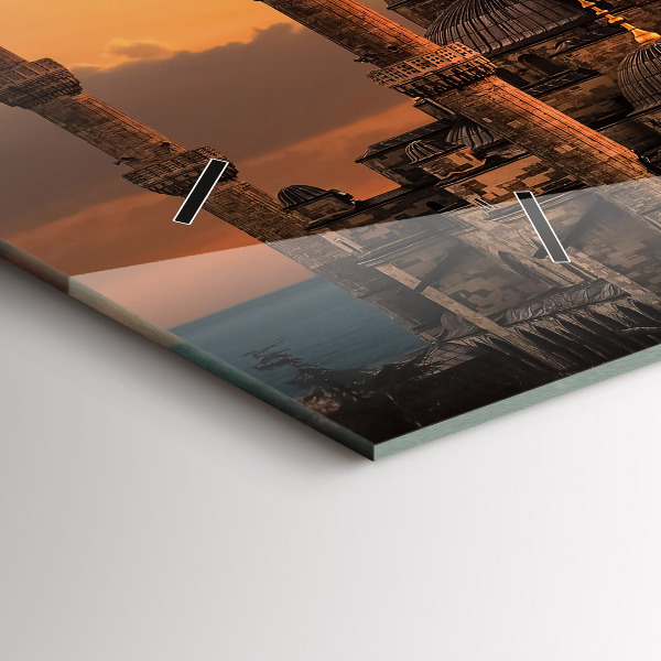 Horizontal wall clock Mosque in Istanbul