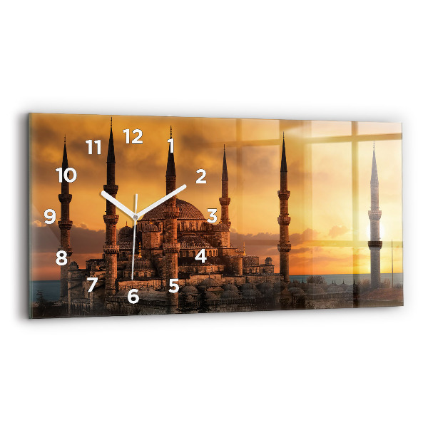 Horizontal wall clock Mosque in Istanbul