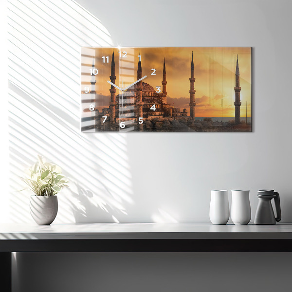 Horizontal wall clock Mosque in Istanbul