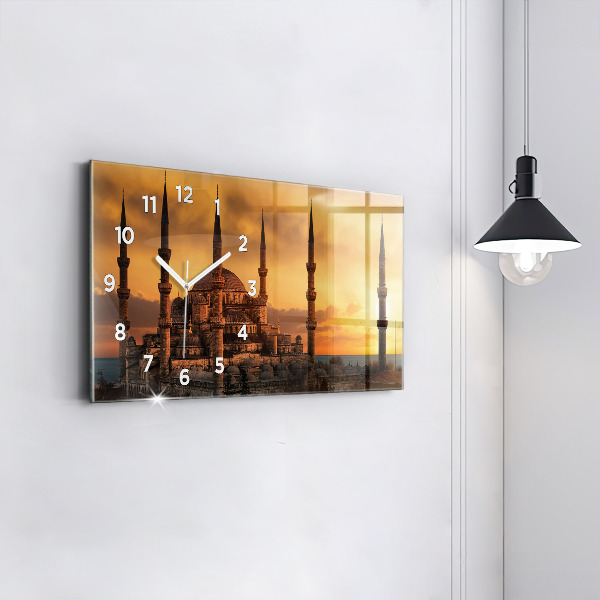 Horizontal wall clock Mosque in Istanbul