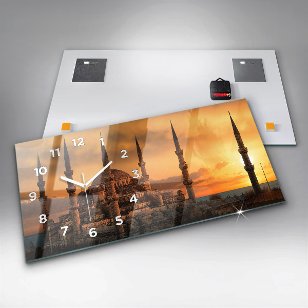 Horizontal wall clock Mosque in Istanbul