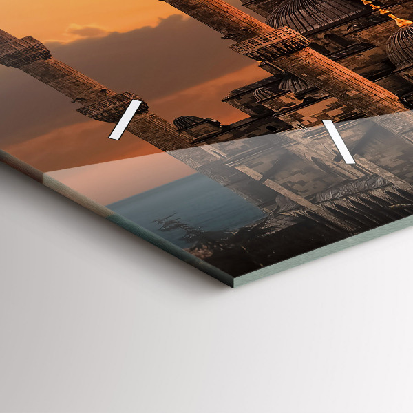 Horizontal wall clock Mosque in Istanbul