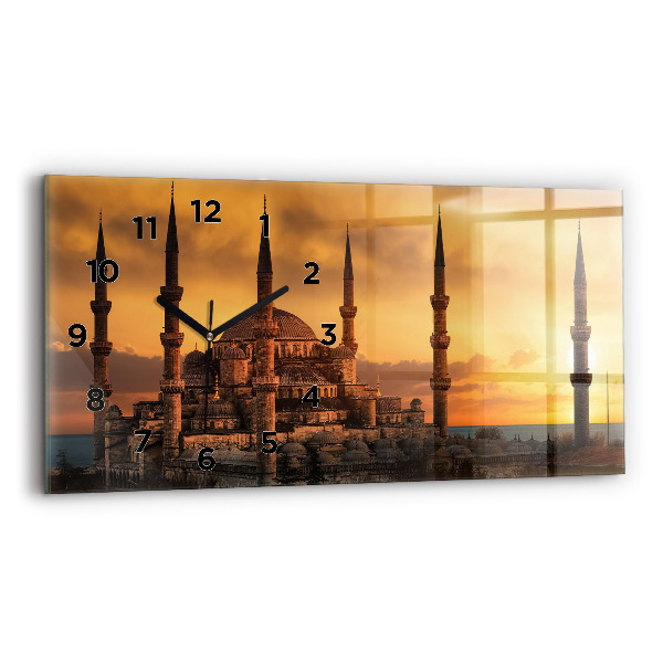 Horizontal wall clock Mosque in Istanbul