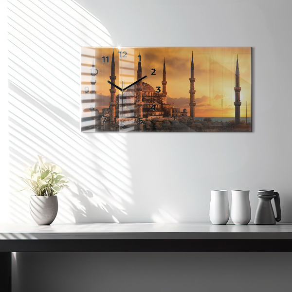 Horizontal wall clock Mosque in Istanbul