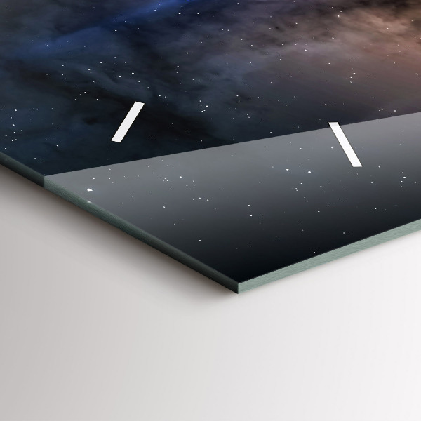 Horizontal wall clock Astronaut in space