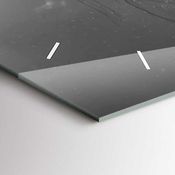 Horizontal wall clock Woman's lips