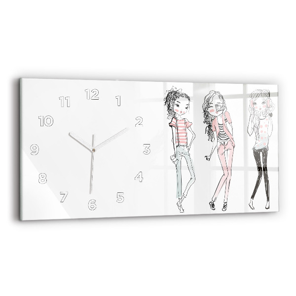 Horizontal wall clock Women's Fashion