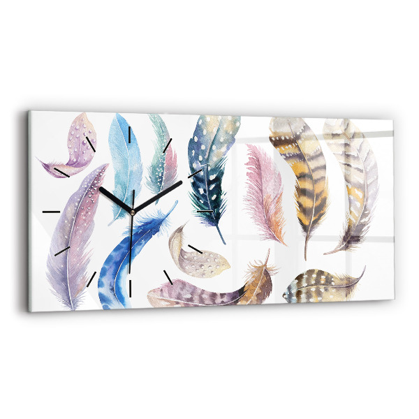 Horizontal wall clock Retro Art Illustration