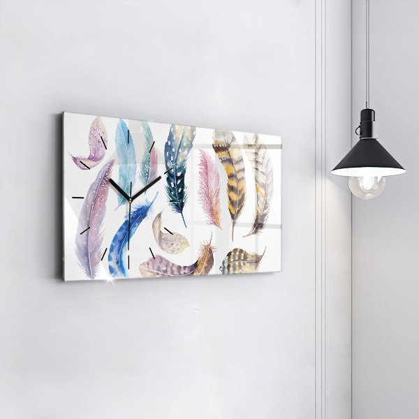 Horizontal wall clock Retro Art Illustration