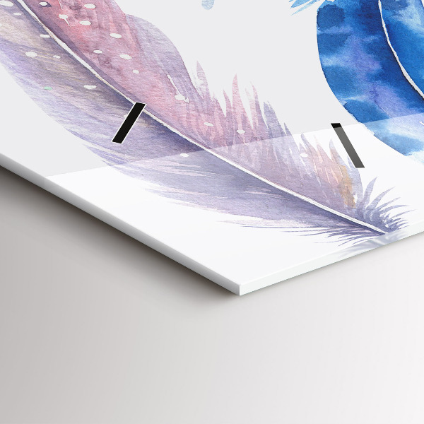 Horizontal wall clock Retro Art Illustration