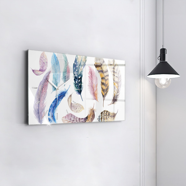 Horizontal wall clock Retro Art Illustration