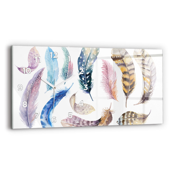 Horizontal wall clock Retro Art Illustration