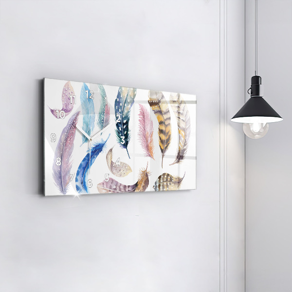 Horizontal wall clock Retro Art Illustration