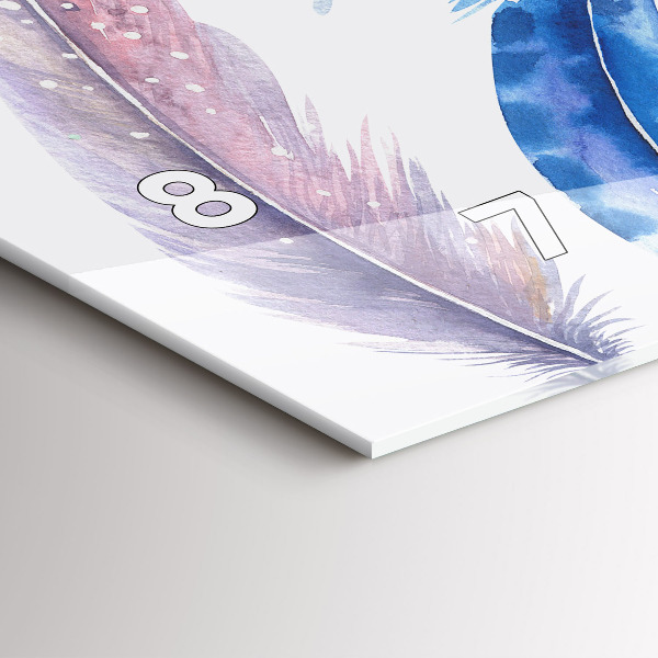 Horizontal wall clock Retro Art Illustration