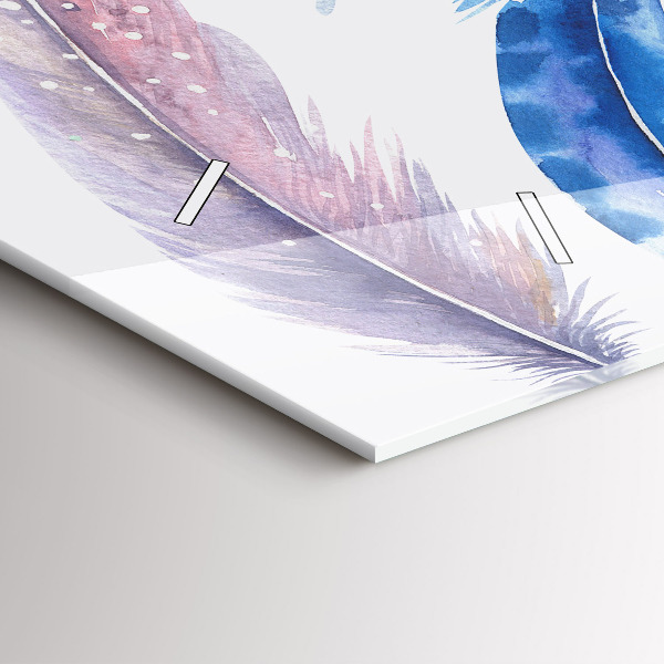 Horizontal wall clock Retro Art Illustration