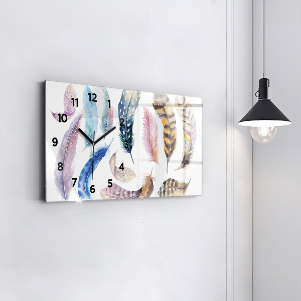 Horizontal wall clock Retro Art Illustration