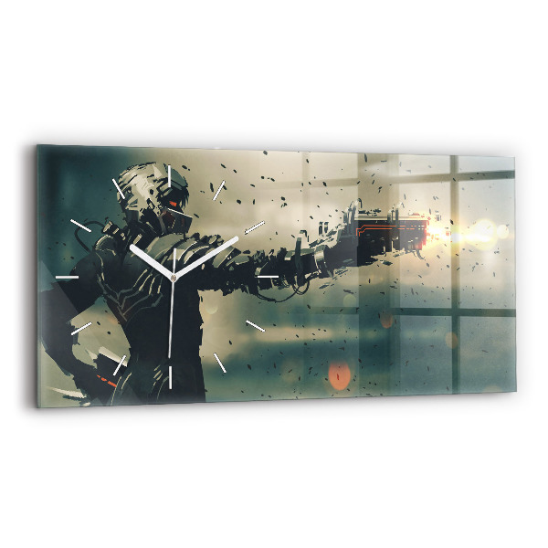 Horizontal wall clock Lethal weapon game