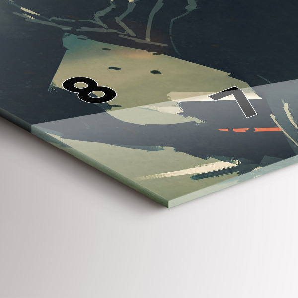 Horizontal wall clock Lethal weapon game