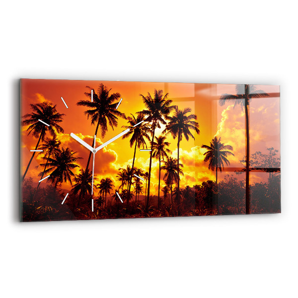 Horizontal wall clock Thailand Klong Prao Beach