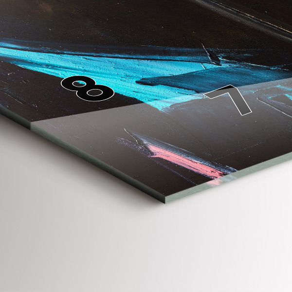 Horizontal wall clock Portrait of a woman