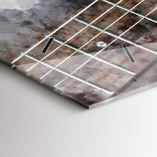 Horizontal wall clock Guitar