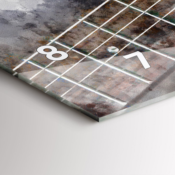 Horizontal wall clock Guitar
