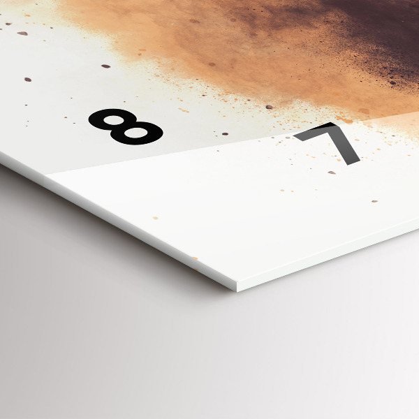 Horizontal wall clock Woman and bike