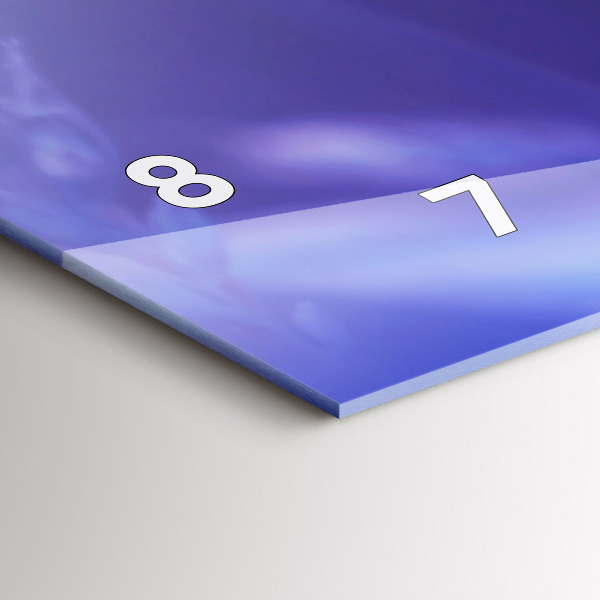 Horizontal wall clock Butterfly on the grass