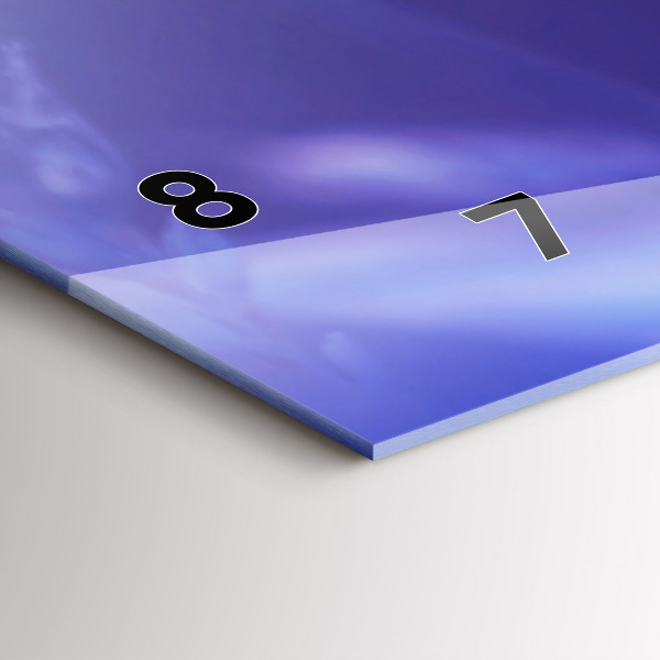 Horizontal wall clock Butterfly on the grass