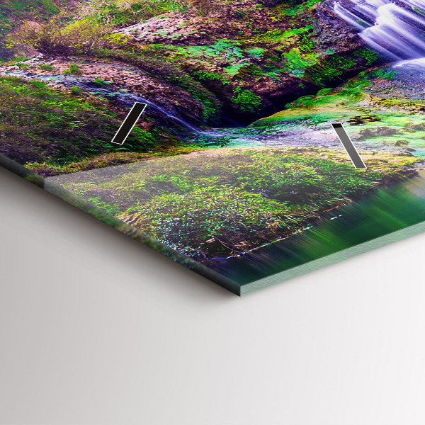 Horizontal wall clock Jiulong Waterfall China