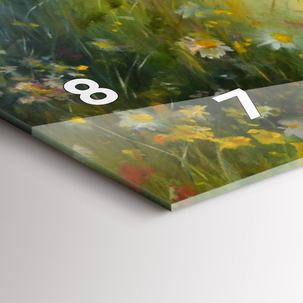 Horizontal wall clock Beautiful Woman With Horse