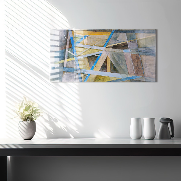Horizontal wall clock Impressionist painting