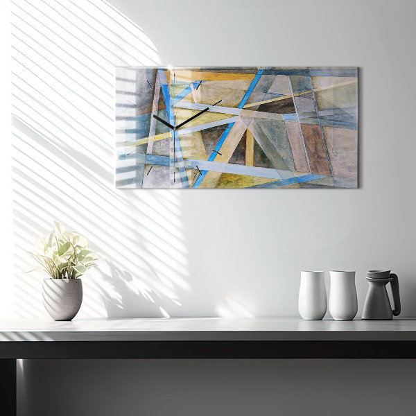 Horizontal wall clock Impressionist painting
