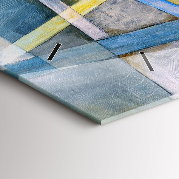 Horizontal wall clock Impressionist painting