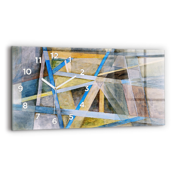Horizontal wall clock Impressionist painting