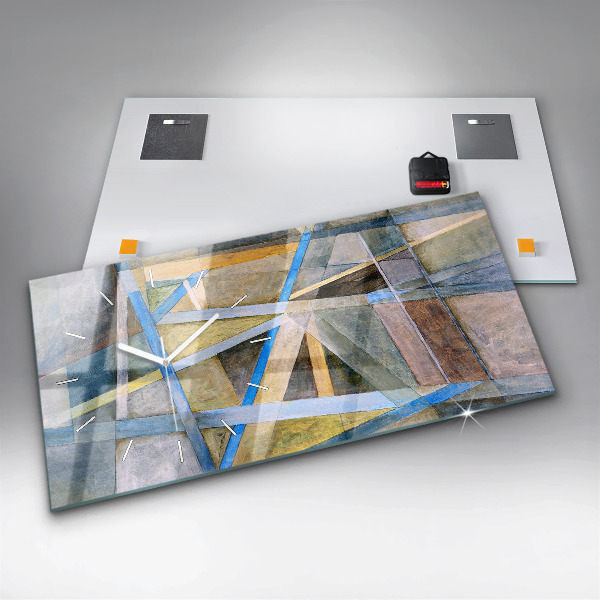 Horizontal wall clock Impressionist painting