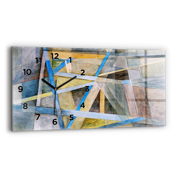 Horizontal wall clock Impressionist painting