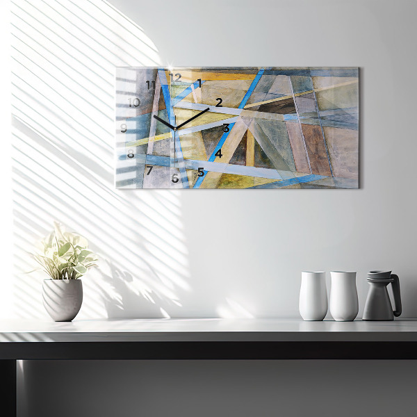 Horizontal wall clock Impressionist painting